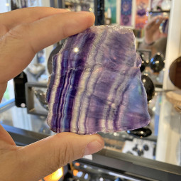 Plaque de Fluorite Multicolore - 90 Grammes