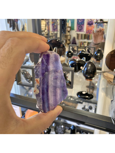 Plaque de Fluorite Multicolore - 90 Grammes