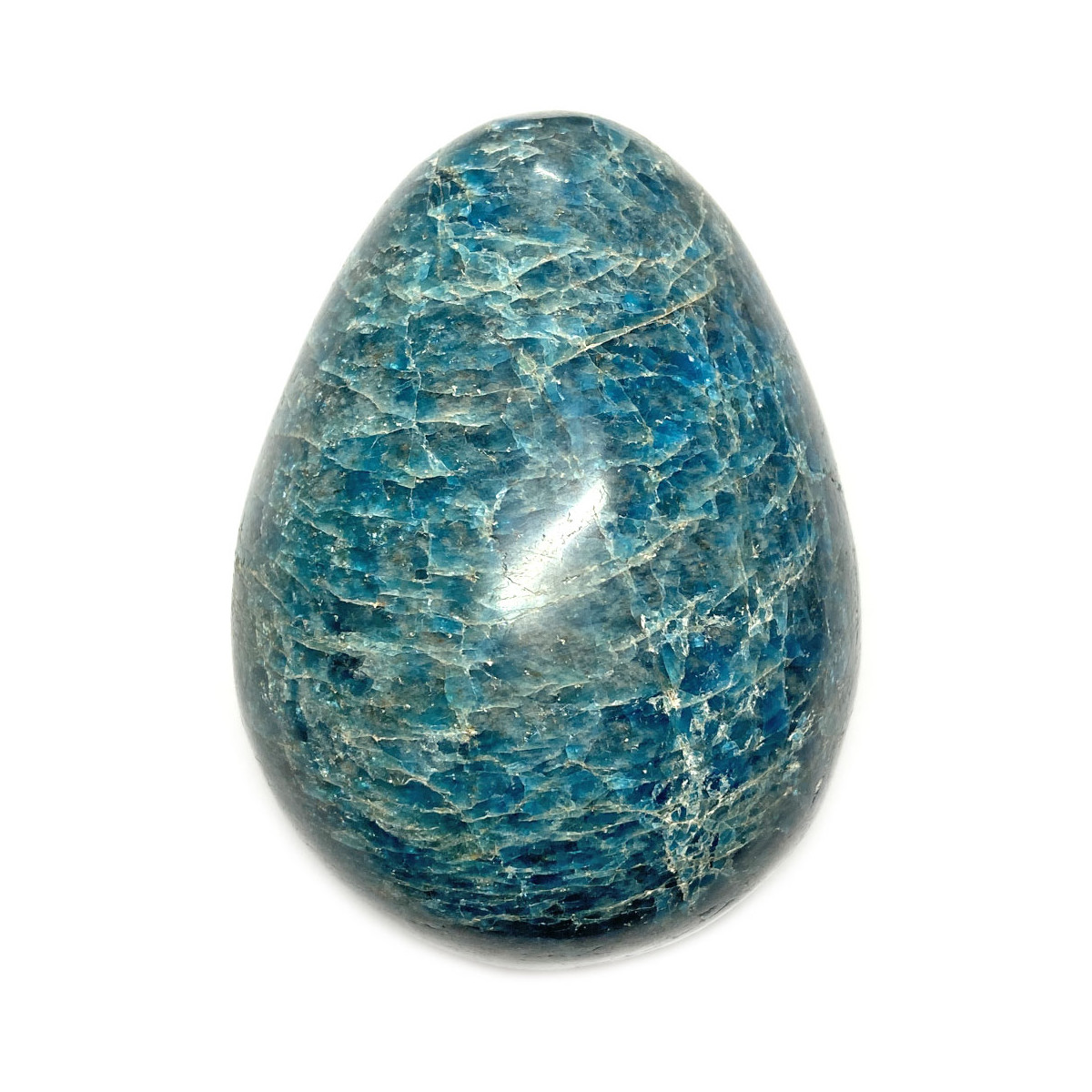 Oeuf en Apatite Bleue - 274 Grammes