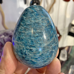 Oeuf en Apatite Bleue - 274 Grammes