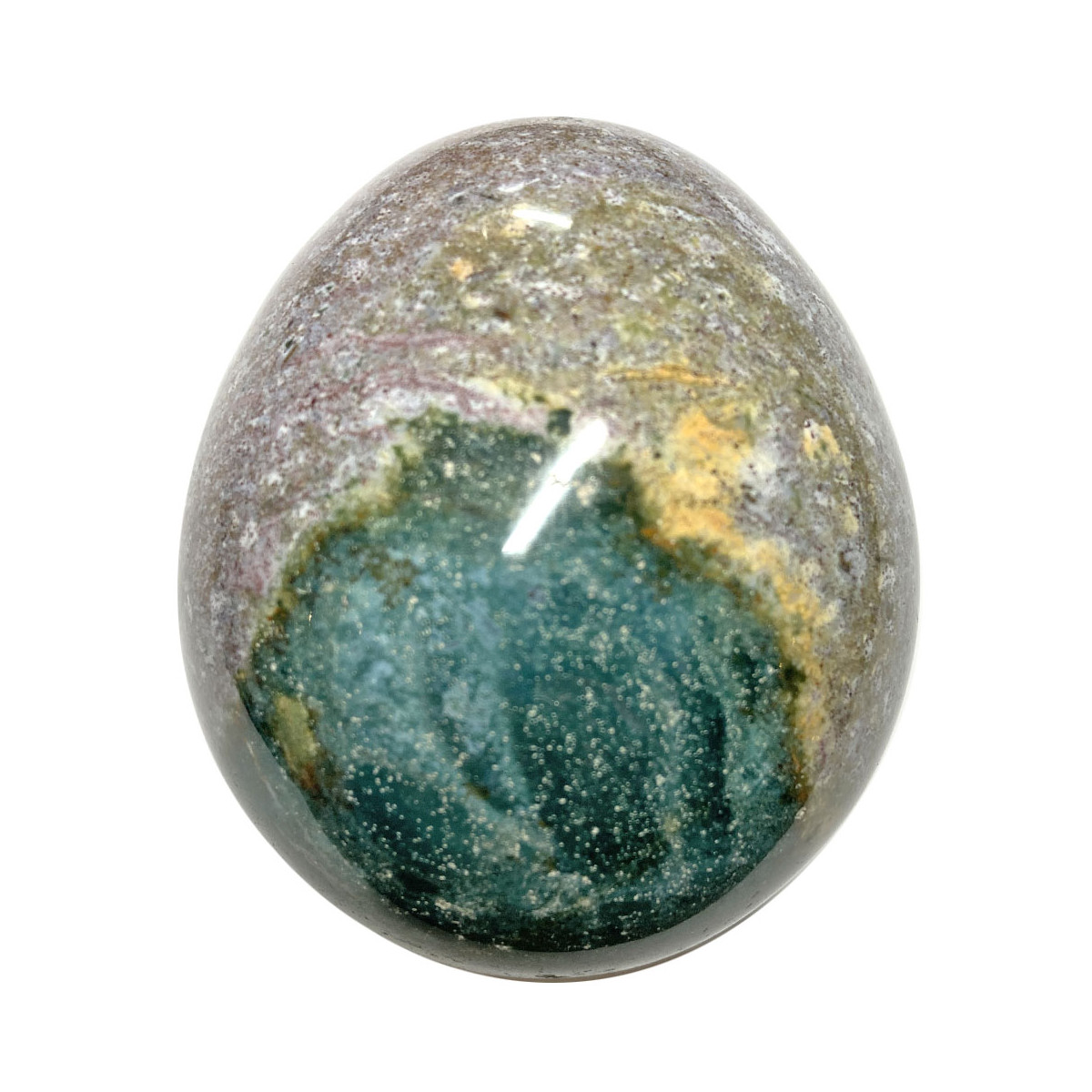 Oeuf en Jaspe Orbiculaire - 274 Grammes