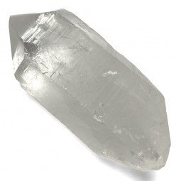 Pointe en Cristal de Roche Brute Biterminée - 285 Grammes