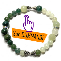 Bracelet Boules en Agate...