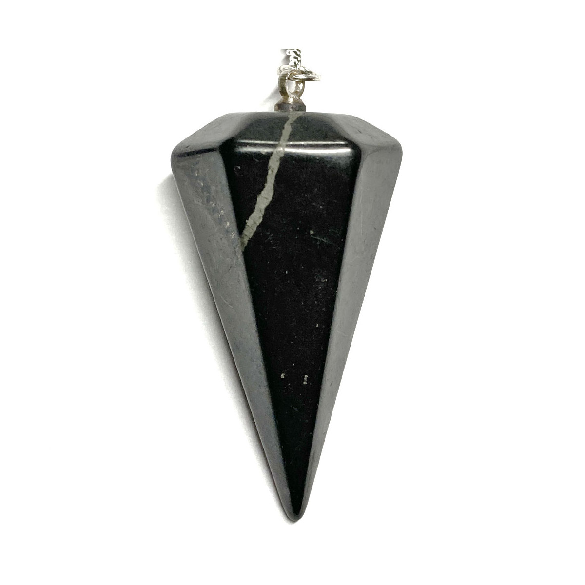 Pendule en Shungite de Forme Conique