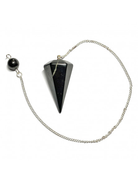 Pendule en Shungite de Forme Conique