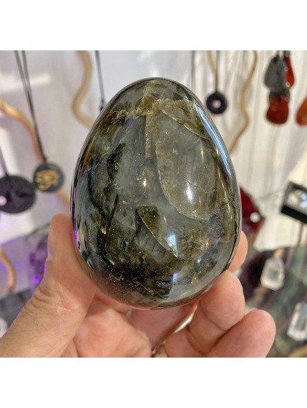 Oeuf en Labradorite - 390 Grammes
