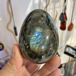 Oeuf en Labradorite - 388 Grammes