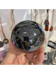 Sphère en Pierre de Lune Noire - 76mm