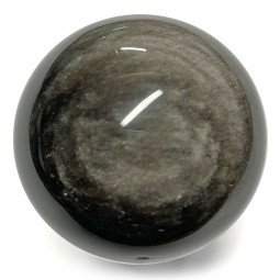Sphère en Obsidienne Argentée - 5 cm