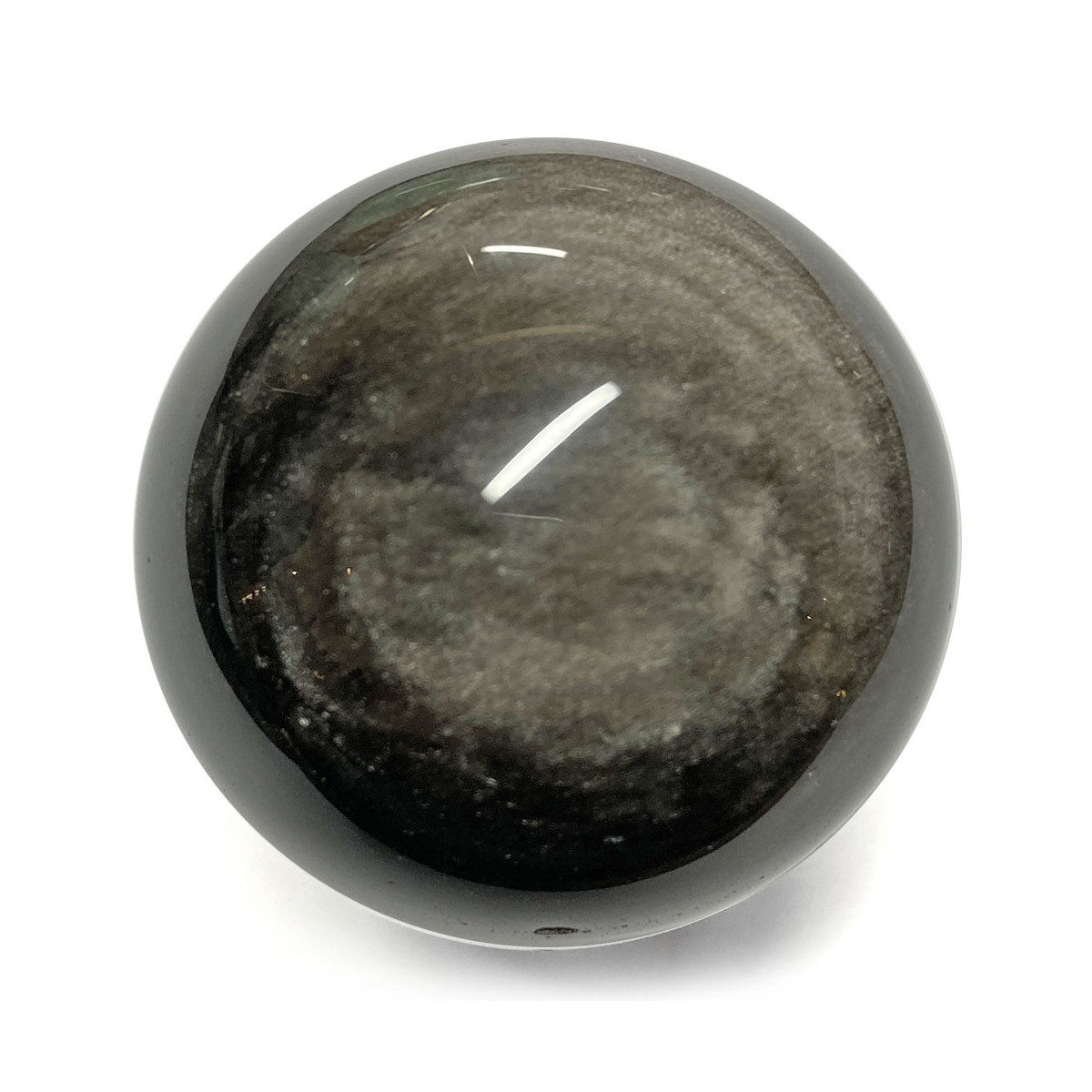 Sphère en Obsidienne Argentée - 5 cm