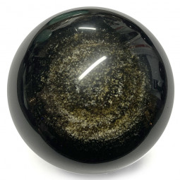 Sphère en Obsidienne Dorée - 52 mm