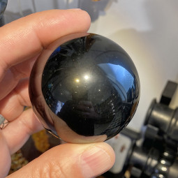 Sphère en Obsidienne Dorée - 52 mm