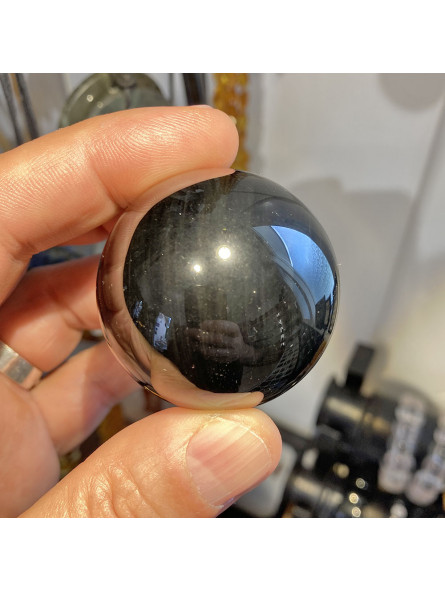 Sphère en Obsidienne Oeil Céleste - 45 mm