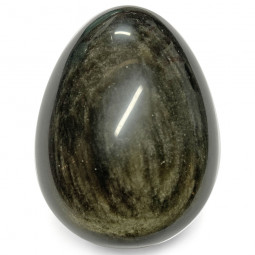 Oeuf en Obsidienne Dorée - 6 cm