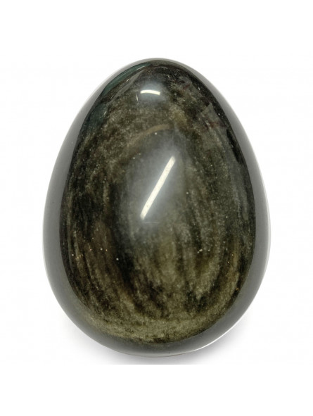 Oeuf en Obsidienne Dorée - 6 cm