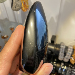 Forme libre en Obsidienne Argentée - 250 Grammes
