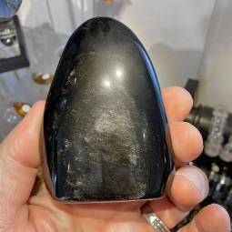 Forme libre en Obsidienne Argentée - 250 Grammes