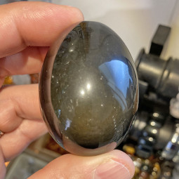 Oeuf en Obsidienne Oeil Céleste - 55 mm