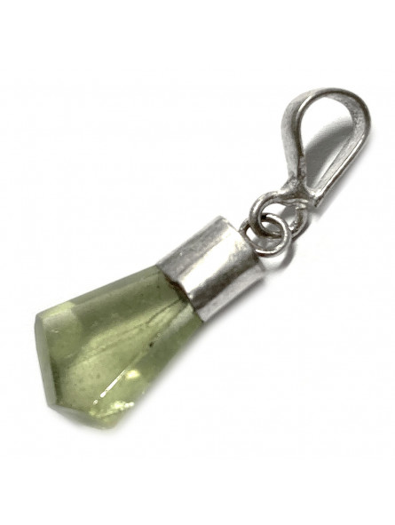 Pendentif en Péridot & Argent - 17 mm