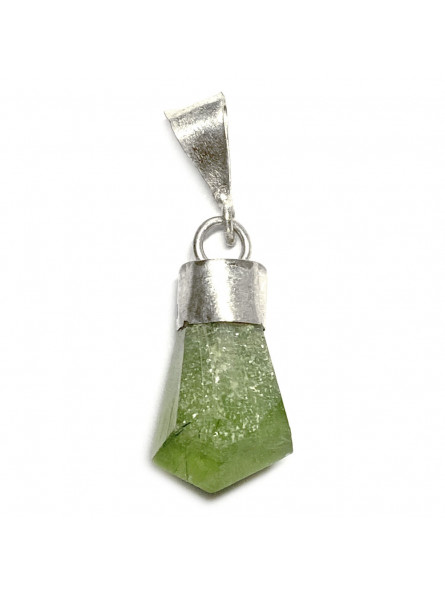 Pendentif en Péridot & Argent - 16 mm