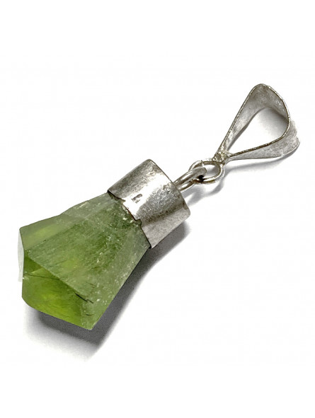 Pendentif en Péridot & Argent - 16 mm