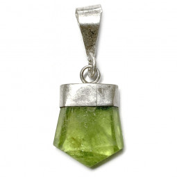 Pendentif en Péridot & Argent - 13 mm