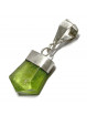 Pendentif en Péridot & Argent - 13 mm