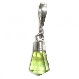 Pendentif en Péridot & Argent - 12 mm