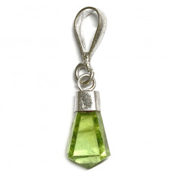 Pendentif en Péridot & Argent - 12 mm