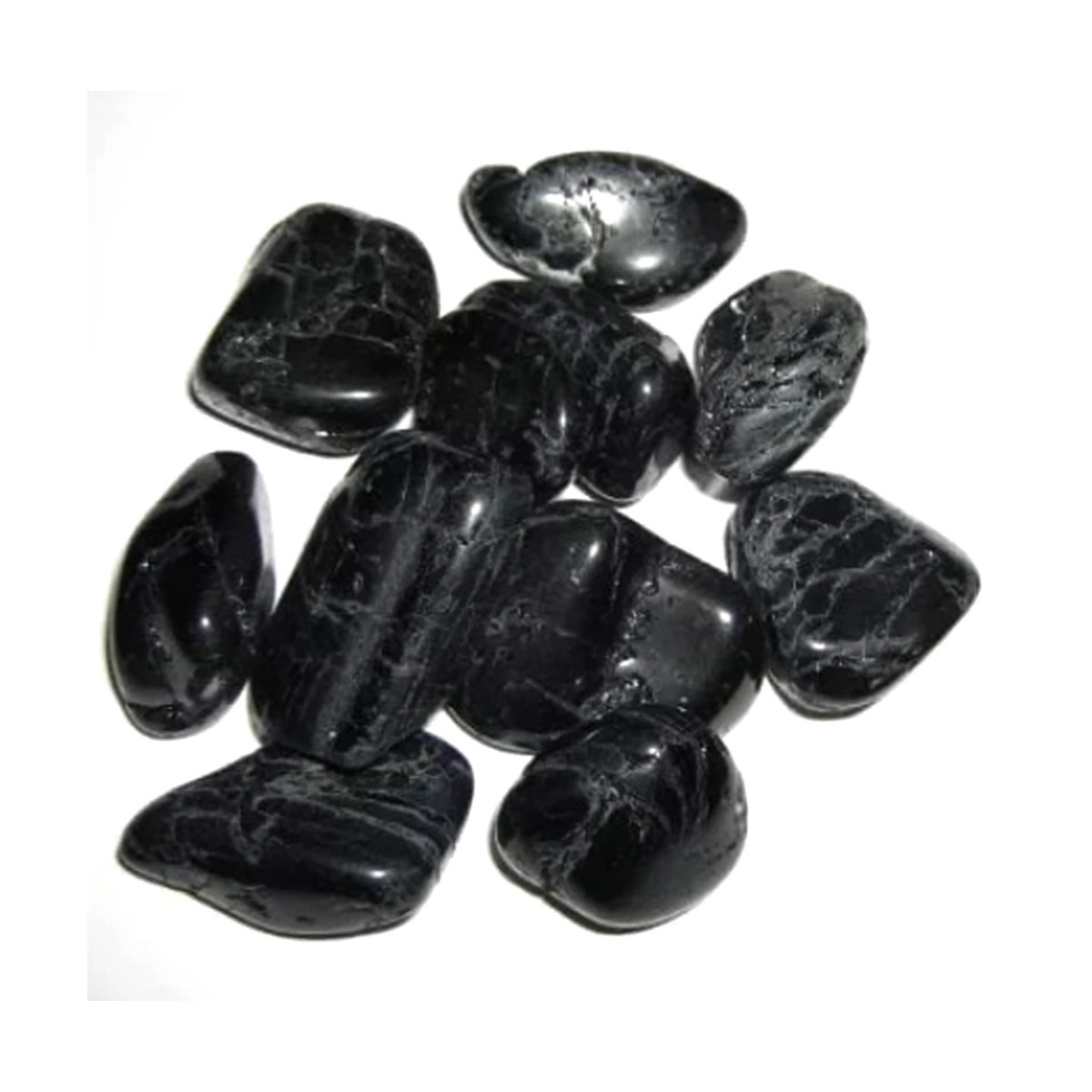 Pierres Roulées de Tourmaline Noire - 50 Grammes