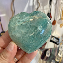 Coeur en Amazonite - 200 grammes
