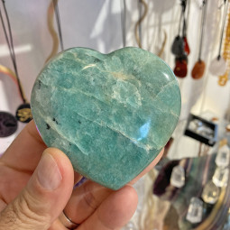 Coeur en Amazonite - 200 grammes