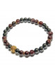 Bracelet Création Boules d'Hématite & et Boules de Grenat
