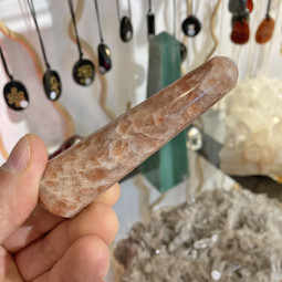 Bâton de massage en Pierre de Soleil - 74 Grammes