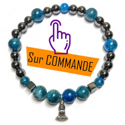 Bracelet Boules en Apatite...