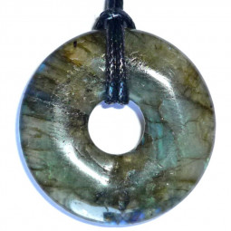 Pendentif Donut en Labradorite