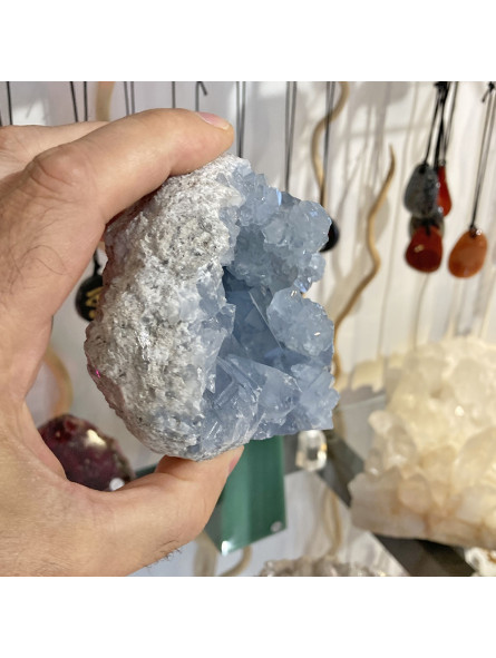 Mini Géode de Célestine - 1040 Grammes