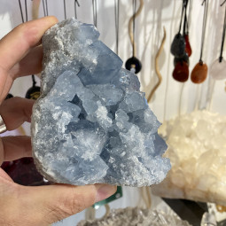 Mini Géode de Célestine - 864 Grammes