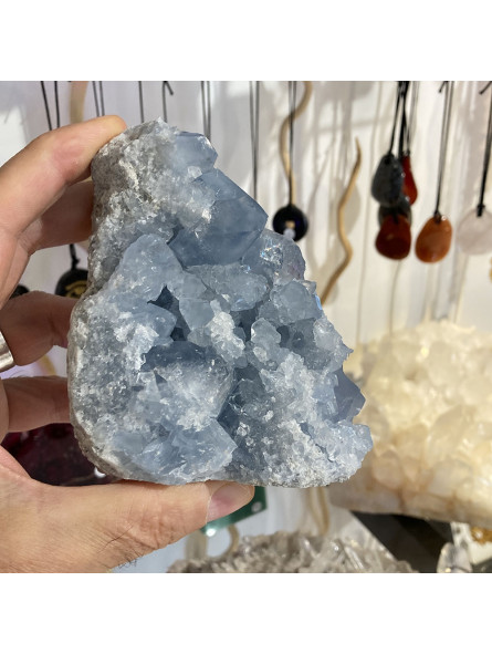 Mini Géode de Célestine - 864 Grammes