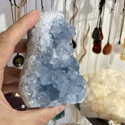 Mini Géode de Célestine - 850 Grammes