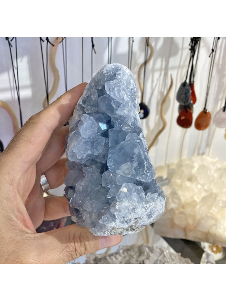 Mini Géode de Célestine - 850 Grammes