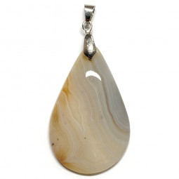 Pendentif Goutte en Agate