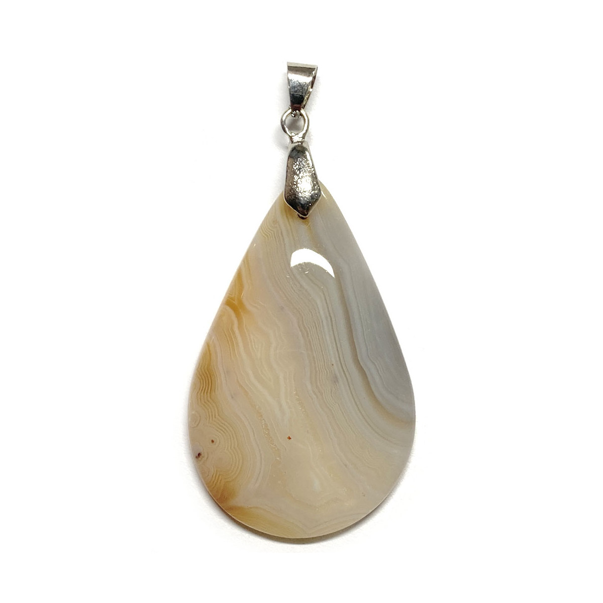 Pendentif Goutte en Agate