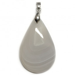 Pendentif Cabochon en Agate - Forme Goutte