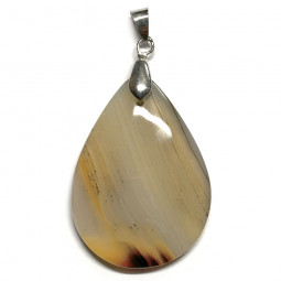 Pendentif Goutte en Pierre d'Agate