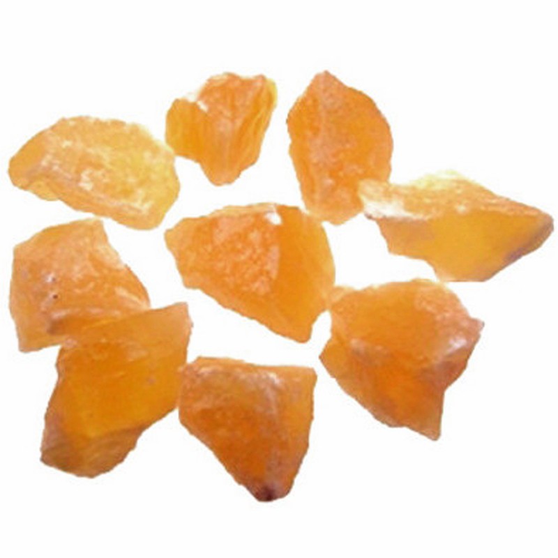 Bloc de Calcite Orange Brute