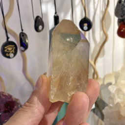 Pointe de Citrine Naturelle Brute - 130 Grammes