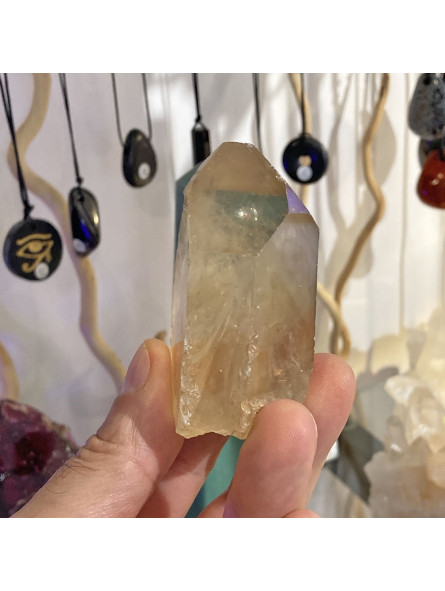 Pointe de Citrine Naturelle Brute - 130 Grammes