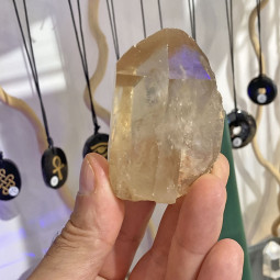 Pointe de Citrine Naturelle Brute - 130 Grammes