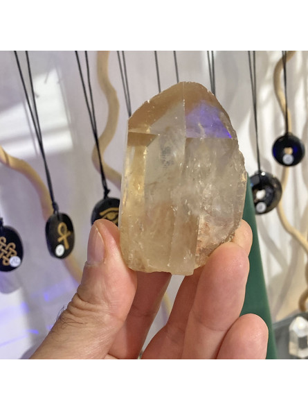 Pointe de Citrine Naturelle Brute - 130 Grammes